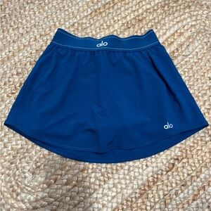ALO Yoga Deep Blue Athletic Skirt